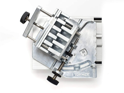 Badass Water Cooled Sharpening Bundle Includes Hand Tool Kit Woodturner Jig with precise metal angles for sharpening tools.