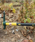 Professional Hand Held Pick Mattock For Cultivating And Weeding All Forged Steel Digging Tool With Wooden Handle on rocky soil
