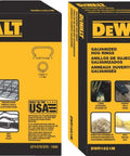 Pack of 1000 DeWalt galvanized hog rings, part of the Hog Ring Pliers Kit With Automatic Feed 11 16 Inch Galvanized Hog Rings 1000 Count Pack Of 2 Heavy Duty Case Hardened Steel Ideal For Auto Trim Upholstery And Fencing Projects.