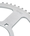 420 60T Stainless Steel Sprocket For Tuttio Tutti Soleil 01 Electric Dirt Bike Ebike, close-up of teeth and engraved specs.