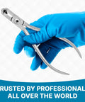 Pro Grade Distal End Cutter Pliers For Braces Wire Trim Hold And Cut Hard And Soft Arch Wires Safely Tungsten Carbide Inserts