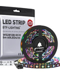 Individually Addressable WS2812B RGB LED Strip Dope Color Chasing Effects 16.4 Ft 60 LEDs Per Meter 300 Pixels DC5V 5050SMD