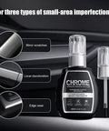 Silver Rim Repair Paint Zaps Tough Scratches Scuffs On Wheel Hubs Grilles And Chrome Trim While Delivering A Badass Metallic Finish in 20ml bottle.