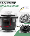 Replacement CPAP Machine Motor For ResMed AirSense 10 And S9 S10 Series with detailed wiring and clear casing view