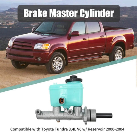 Brake Master Cylinder Replacement 47201-0C010 For Toyota Tundra 2000-2006 And Tacoma 2001-2004 with truck in background