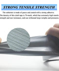 2 Pack Heavy Duty Duct Tape Waterproof And Heat Resistant With Tough As Nails Adhesive close-up showing tensile strength and texture