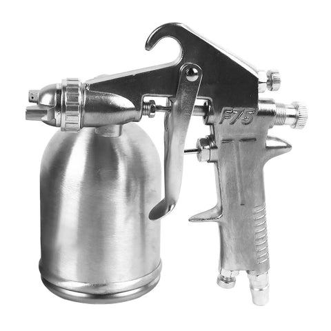Grind Out Pro Level Coats Without The Headache Using This Heavy Duty Pneumatic Paint Sprayer featuring aluminum build and fine mist nozzle.