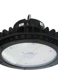 LED Commercial UFO High Bay Light 200W With 30,000 Lumens 5000K Super White Dimmable UL Listed IP65 120 to 277V Black Perfect For Warehouses