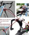 Pair Of Front And Rear V Brake Caliper Set For Mountain Bikes Long Arm 110 Mm Arms 70 Mm Pads Aluminum Alloy Rim Brakes installation