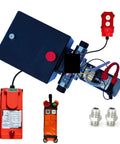 1pc 48V DC Hydraulic Power Unit 1.2 KW With Remote Control Electric Lifting Platform System and accessories view.