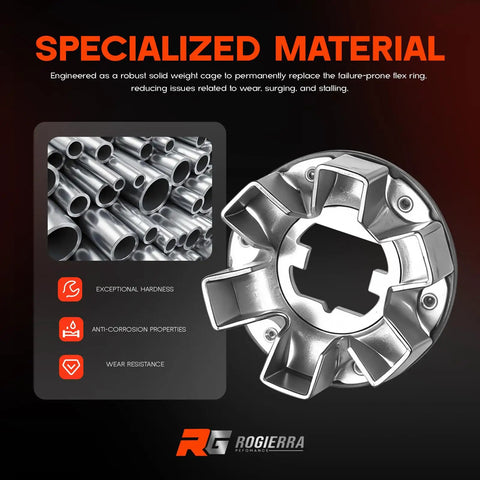 Beefed Up Solid Weight Cage Replacement For Governor Flex Ring Fits Roosa Master Pumps 29111 Compatible With JDB DBG DBM DBO Diesel Injection Pumps For Tractors And Industrial Engines, metal part