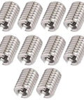 Stainless Steel Threaded Inserts M8 To M5 Repair Nut Set, 10 Pcs, M5 x 0.8Mm and M8 x 1.25Mm, 12mm Length close-up