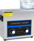 6.5L Ultrasonic Cleaner With Adjustable Temp And Timer For Jewelry Glasses Watches Circuit Boards 180W Deep Cleaning Stainless Steel Tank.