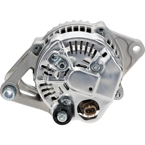 Alternator Replacement For Dodge Dakota 2.5L 1999 2000 And Jeep Cherokee TJ Wrangler 2.5L 4.0L 1999 2000 With 117 Amp Output 12V CW Rotation S6 Pulley ER Regulator IF Fan And Compatible With 113357 113358 56005684AB 56005685AC