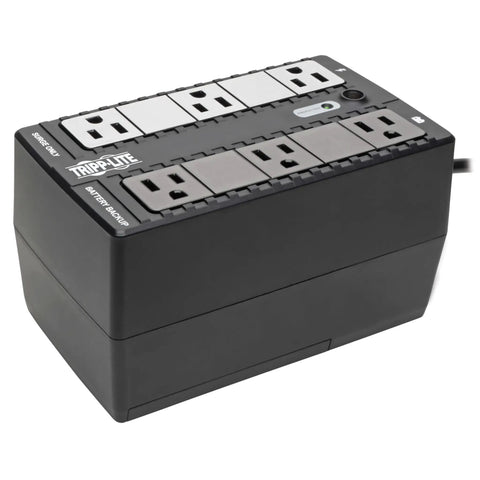350VA Mini UPS Battery Backup And Surge Protector With 6 Outlets For Home And Office Beefed Up Power For TV And Computer, Uninterruptible Power Supply With Sine Wave Output In Battery Mode, Compact And Quiet, 3 Year Warranty And 100,000 Insurance