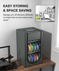 Three Layer Filament Storage Box For 3D Printers Built To Haul Up To 30 Rolls With Waterproof And Dustproof Hard Fiber And Oxford Cloth Build
