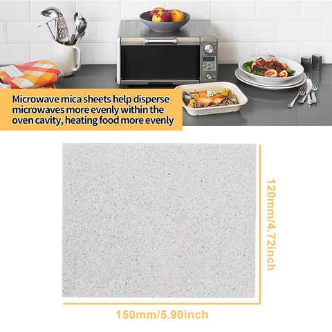 Five Pack Waveguide Covers For Microwave Mica Sheets 150 X 120mm Heat Insulation Board with kitchen setup
