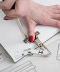 Get Six Nifty 72mm Stainless Steel Toggle Lock Clasps And Screws For Super Easy DIY Box Latching Jobs Without Any Tools In Shiny Silver Finish Today. installed on white box lid
