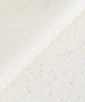 Close-up of Cream Linen Textured Peel And Stick Wallpaper Roll 10Ft Long Beige Faux Grasscloth showing waterproof surface