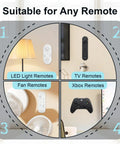 Magnetic Remote Control Holder With Self Adhesive Wall Mount 6 Pack Upgraded Silicone Organizer shown for various remotes