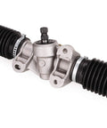 Detail view of Club Car Precedent Golf Cart Steering Gear Box Assembly 2004 Up Rack and Pinion Replacement for Gas and Electric Models OEM 1022886-01 103679701 Easy Install and Grease Tie Rod Ends After Install.