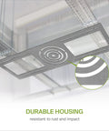 Universal New Construction Recessed Light Mounting Plate For 3 4 6 Inch LED Fixtures with round hole and galvanized steel.
