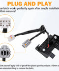 Hatch Release Button Trunk Latch Switch For 2012 2017 Hyundai Veloster 1.6L L4 Plug In Replacement showing wiring and connectors