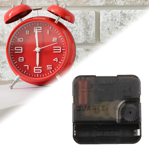 DIY Wall Clock Movement Kit No Fuss Easy To Install lightweight replacement shown with a red analog clock in the background