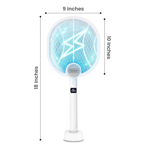 2 In 1 Electric Bug Zapper And Indoor Fly Swatter With Rechargeable Mosquito Zapper High Voltage Killer And UV Light Mosquito Trap