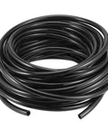 Coiled Workhorse 1/2 Inch PU Pneumatic Tubing, 65.5 Ft Black Polyurethane Line Hose for Air Compressor Fittings and Fluid Transfer Systems