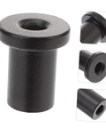 Five Piece Barn Door Track Spacer Kit For Sliding Barn Doors Flat Track Mounting Spacers Wall Link Spacers Easy Install Must Have Durable Hardware Accessory Set For Modern Home Renovations black spacer
