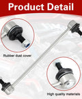 Hyundai Kia Front Stabilizer Sway Bar Link Kit Fits Accent Elantra Tucson Veloster Rio Forte Soul Sportage 2011 To 2022 Easy Install Durable Replacement No Hassle Fit, steel sway bar link with rubber dust cover