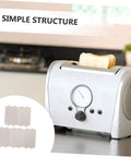 7 Piece Microwave Waveguide Mica Sheet Insulation Kit for Repair displayed next to toaster in kitchen context