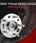 Front Or Rear Wheel Hub Bearing Assembly Fits 2010 2017 Buick LaCrosse Regal 2010 2017 Chevrolet Equinox close-up with high wear resistance