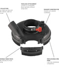 7 Inch Surface Grinding Guard for Metalworking, Dope Durable Black Shield That Keeps Debris Out and Sparks Under Control