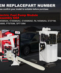 Electric Fuel Pump Module Assembly With Sending Unit For Jeep Grand Cherokee And Dodge Durango 2011 2015 V6 3.6L