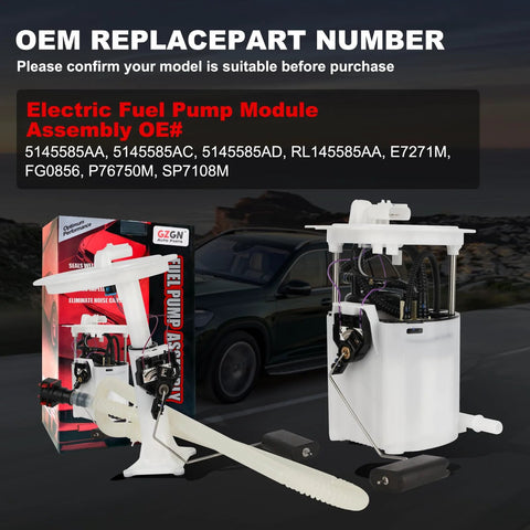 Electric Fuel Pump Module Assembly With Sending Unit For Jeep Grand Cherokee And Dodge Durango 2011 2015 V6 3.6L