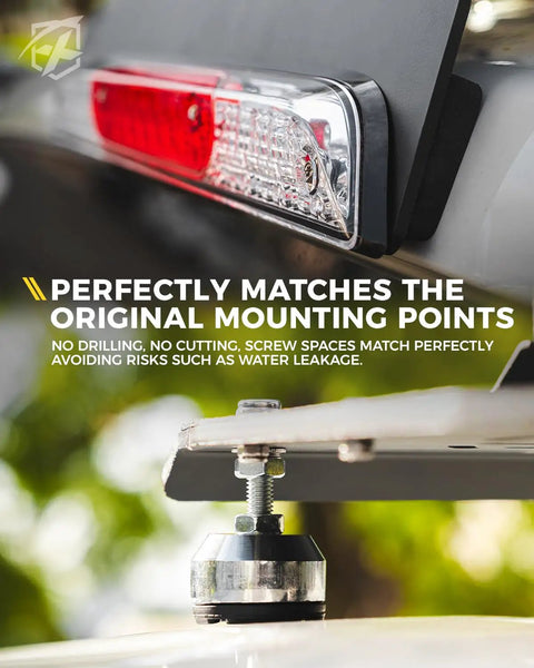 No Drill Light Bar Cab Mount With Magnetic And Bolt Mounting For Ford F150 2015 And Newer And Ford F250 Through F550 2017 And Newer