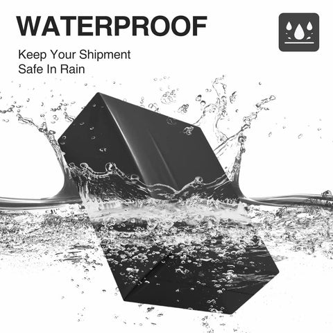 Black 14.5 By 19 Inch Poly Mailers 100 Pack Thick Self Sealing Waterproof Tear Resistant Shipping Bags For Clothing