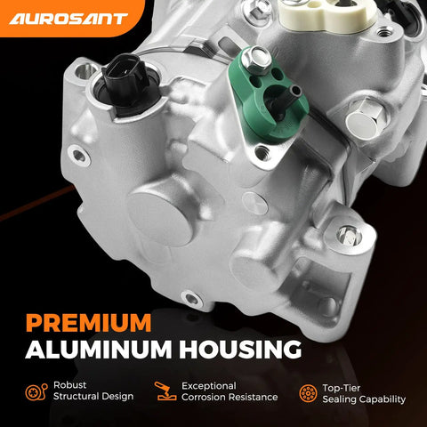 Ready To Roll Ac Compressor With Clutch For Toyota Camry Rav4 Sienna Pre Filled With Clean Oil showing premium aluminum housing.