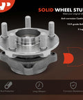 Front Wheel Bearing And Hub Assembly For Subaru Outback And Legacy 2005 2014 Without ABS 5 Lug Compatible Front Hub