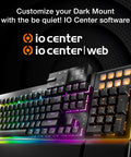 Premium Modular Gaming Keyboard With Butter Smooth Silent Linear Switches And Hot Swappable Numpad Plus Integrated Media Dock, showcased with vibrant lighting and control panel.