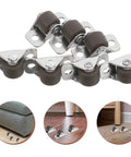 Eight Pack Heavy Duty Silent Rubber Replacement Casters With Mounting Screws For Rolling Cart Furniture Drawers Cabinets And Workbenches Top Shelf Build For Zero Hassle Gliding on various surfaces.