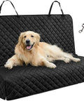 Golden retriever on Dog Car Seat Cover for Back Seat Waterproof Nonslip Bench Protector for Cars Trucks and SUVs Soft Durable Shield