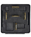 Close-up of Go-To 12V DC SPDT Automotive Power Relay With 30A Switching Capacity, Mini ISO 5Pin Socket Terminal