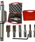 MT2 Teng Style Rotary Broach Set With 7 Metric Square HSS Punches 3-12mm For Lathe Milling And CNC Machines Pro Grade Internal Square Broaching Tool With High Speed Steel Cutters