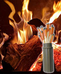 Windproof And Waterproof Storm Matches In A Durable Waterproof Case With Wax Rope For All Weather Fire Starting Ideal Survival Gear
