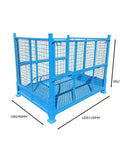 Heavy Duty Cold Rolled Steel Foldable Storage Cage Built Like A Tank with dimensions 1200x1150mm for warehouse logistics.