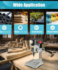 Portable Mini Drill Press For DIY Projects With 340W Power Three Speed Adjustable Benchtop Drill Machine Small And Precise