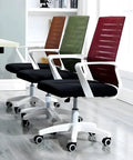 Colorful office chairs with Heavy Duty Office Chair Wheels Set Of 5 For 530 Lb Max Load Universal Silent Rubber Casters